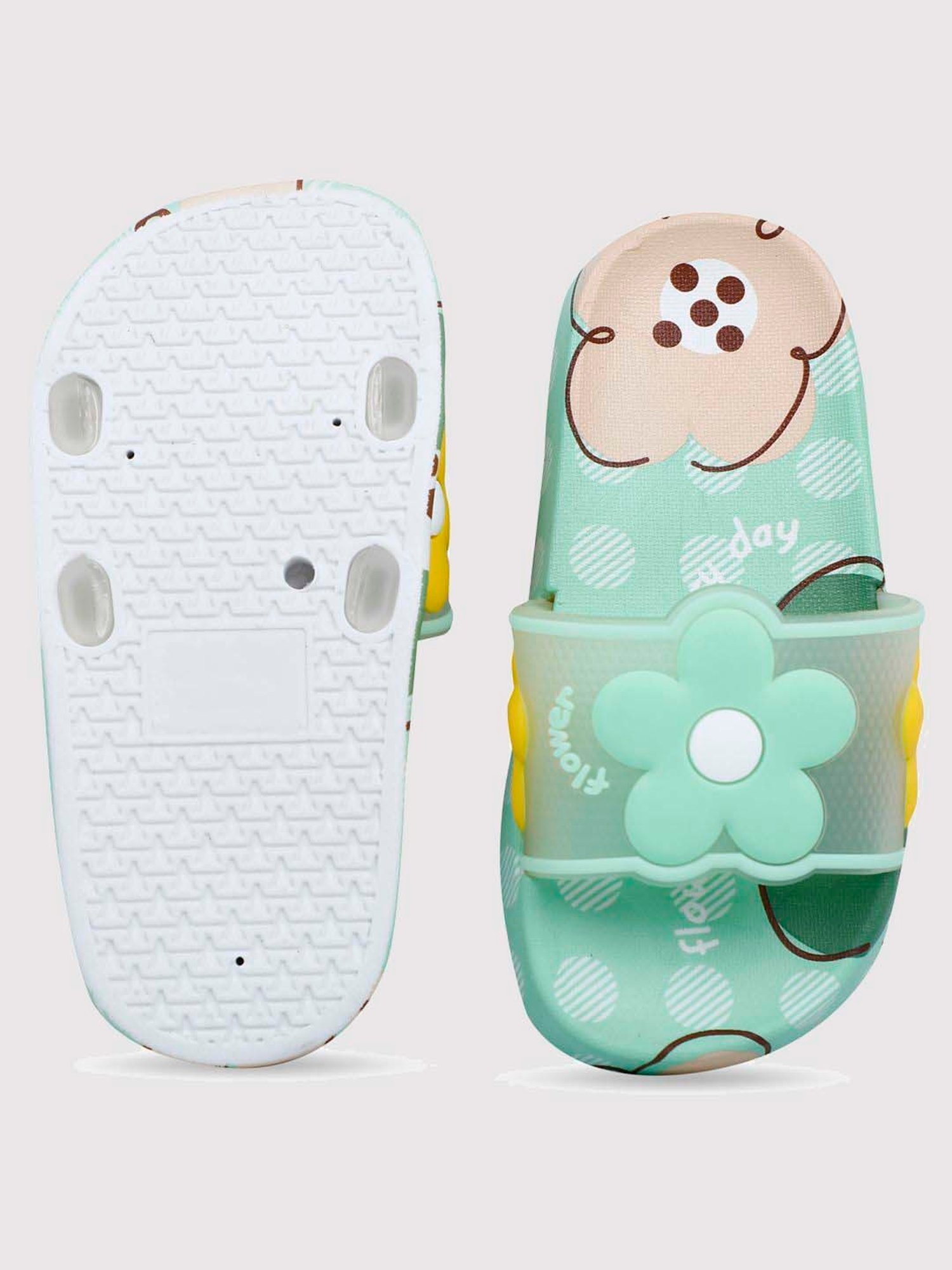 Baby Moo Unisex Sea Green Casual Slip on