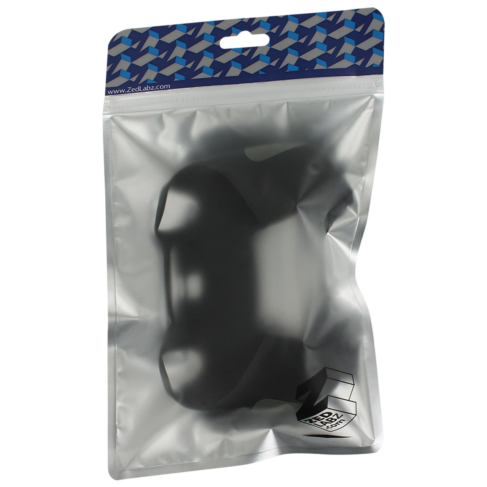 ZedLabz SG-1 silicone rubber grip cover case skin for Sony PS4 controllers - black