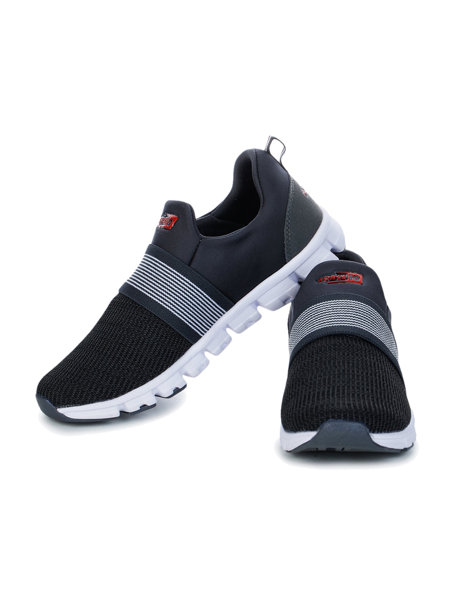 Force 10 by Liberty Men's Dark Grey Walking Shoes