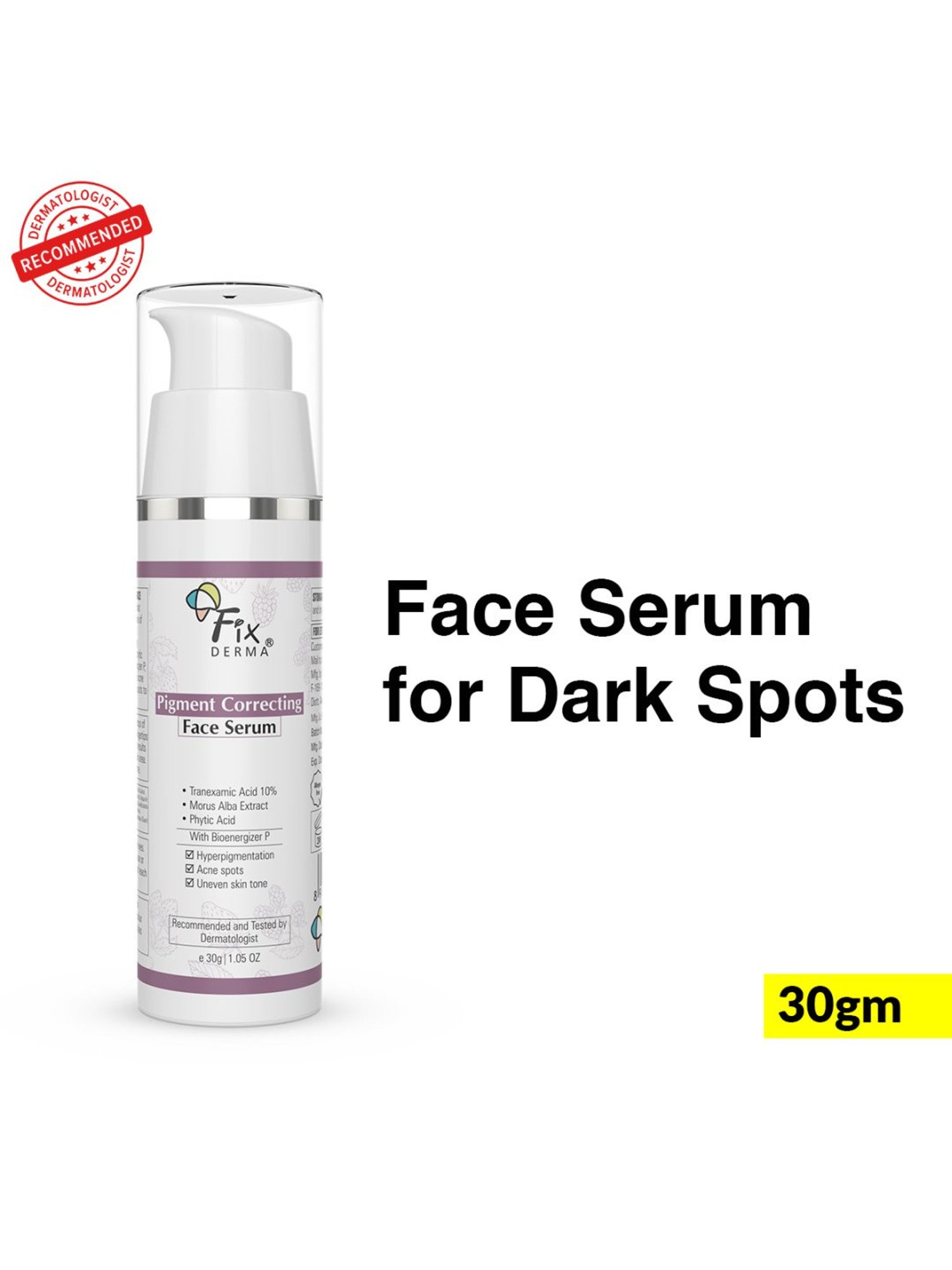 Fixderma Pigment Correcting Face Serum for Men&iquest;&&iquest;Women&iquest;-&iquest;30 gm