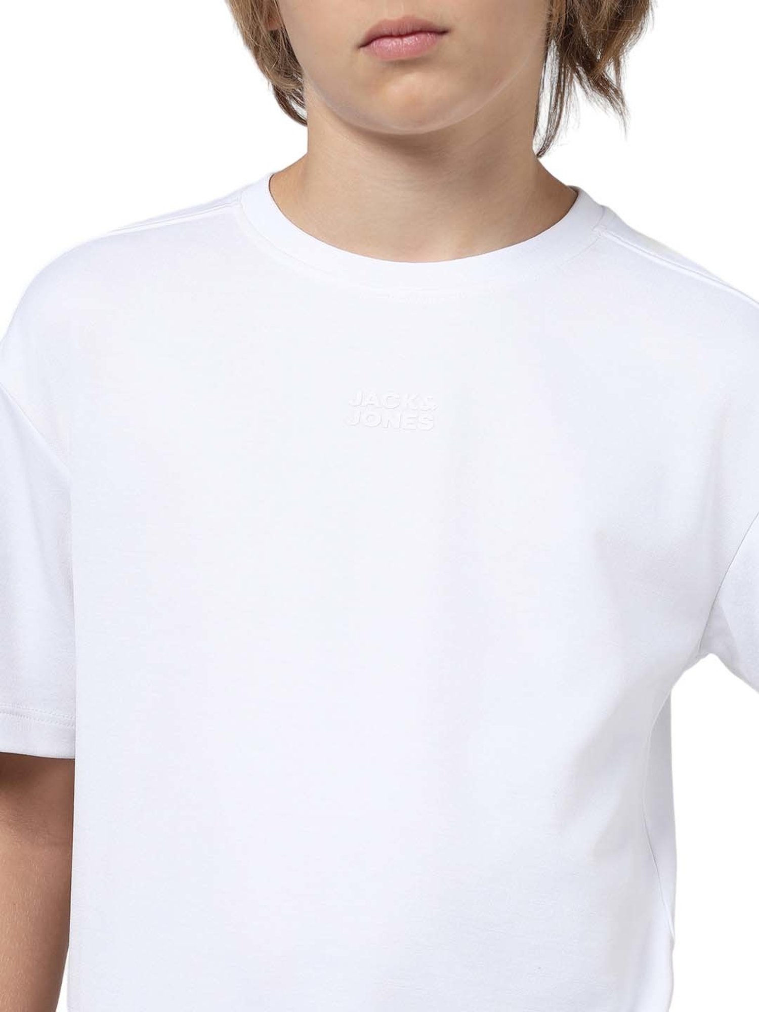 Jack & Jones Junior White Regular Fit T-Shirt