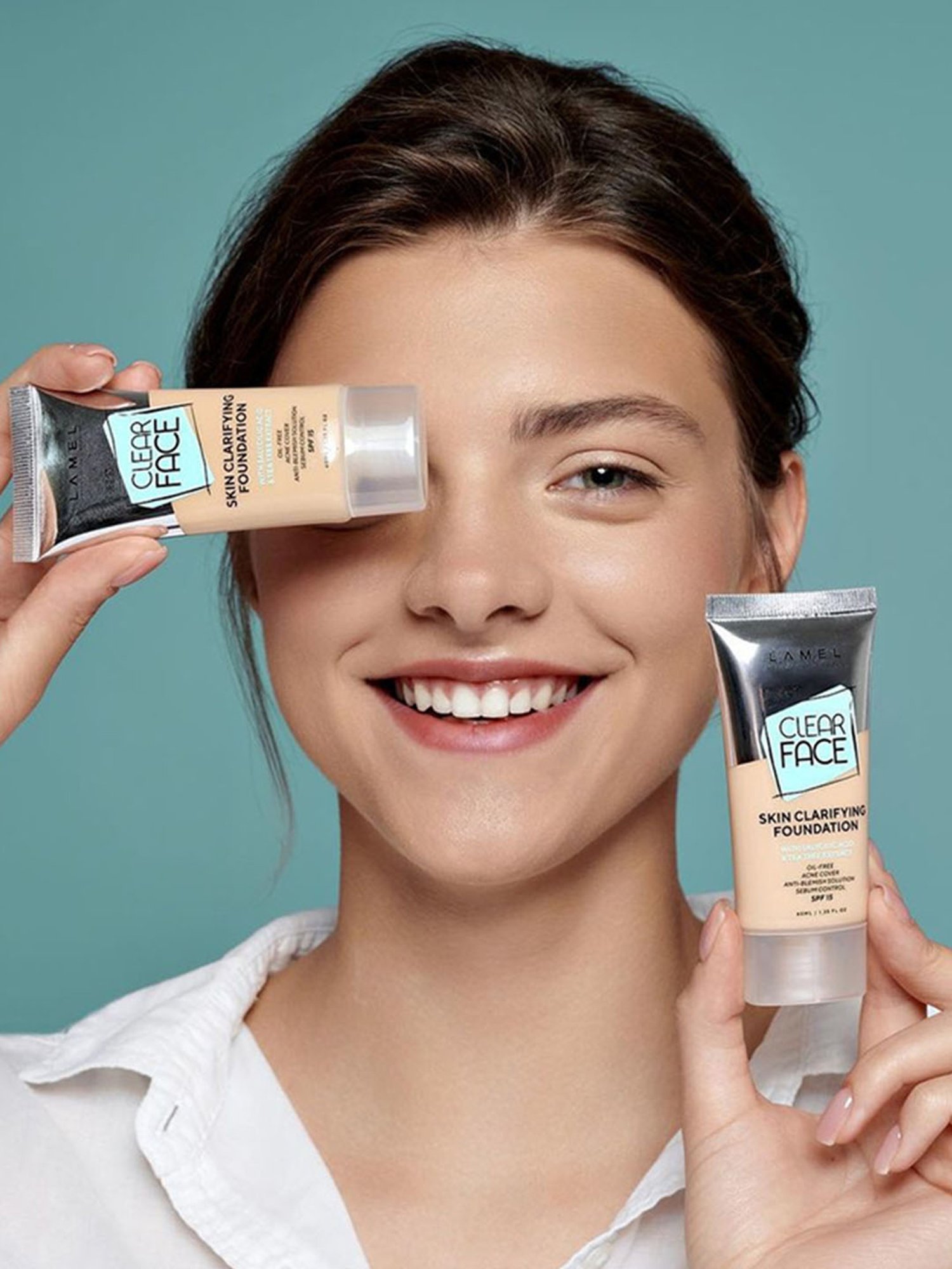 Lamel Oh my Clear Face Foundation SPF 15 407 Medium Tan - 40 ml