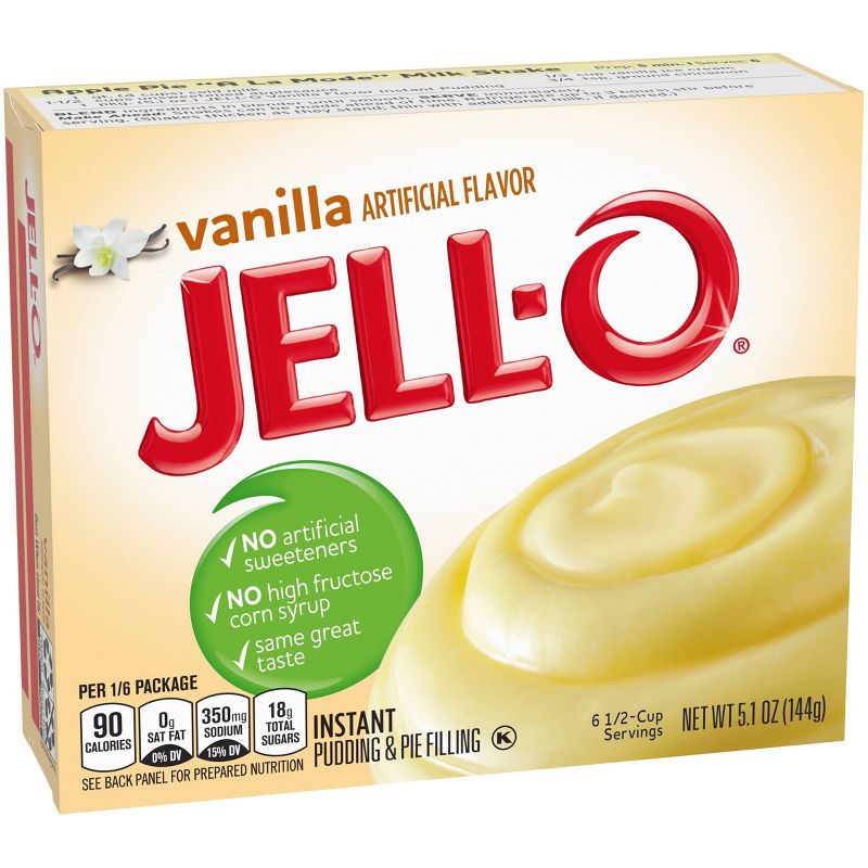 JELL-O Instant Vanilla Pudding & Pie Filling - 5.1oz