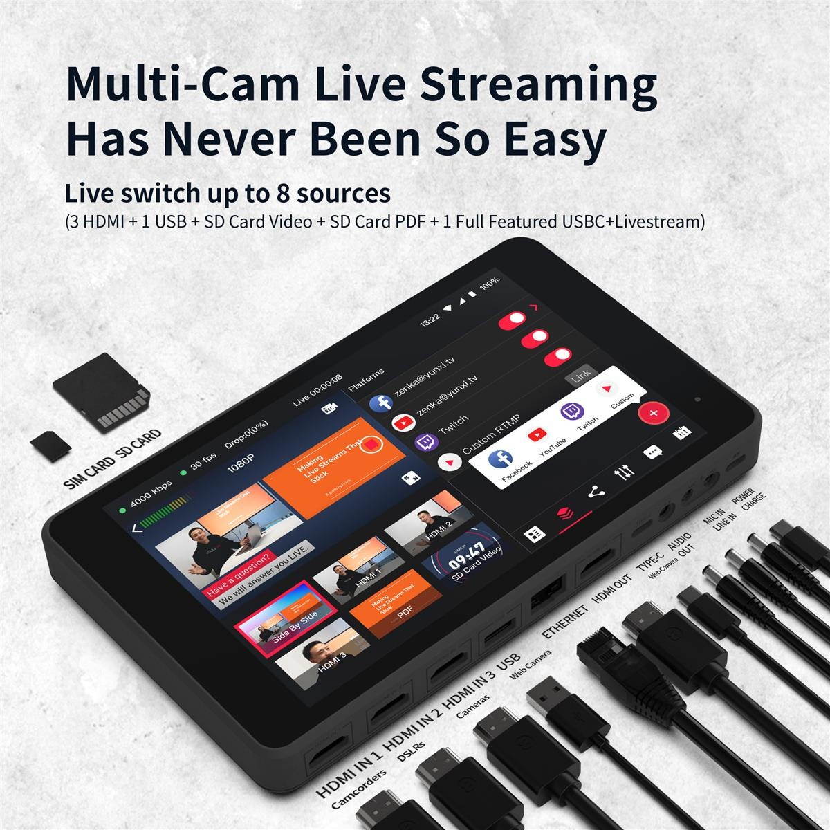 Yololiv YoloBox Pro All-In-One Multi-Cam Live Streaming Device #2