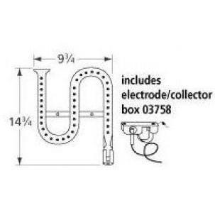 Music City Metals 13011 Stainless Steel Burner Replacement for Select Ducane Gas Grill Models