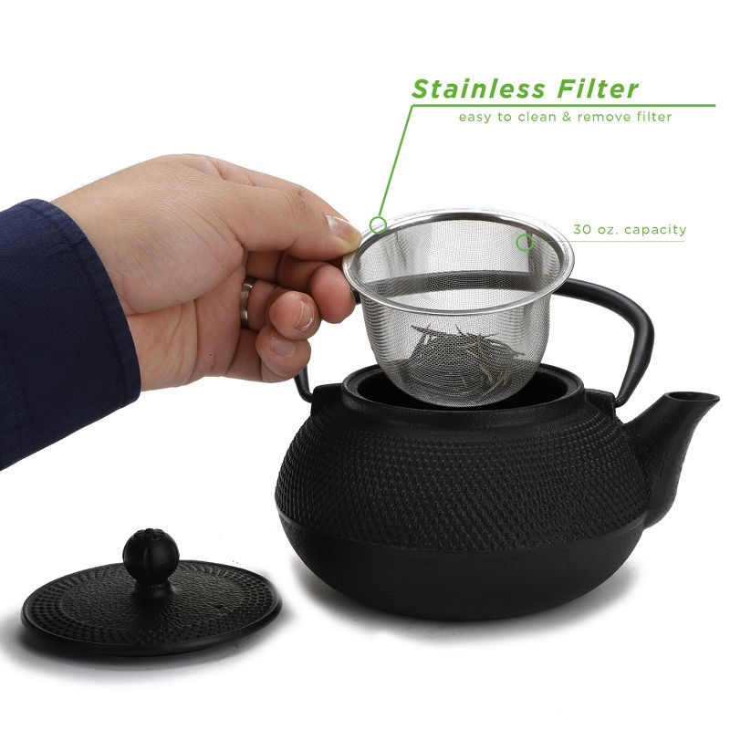 Mr. Coffee 2 Quart Stainless Steel Whistling Tea Kettle with Nylon Handle