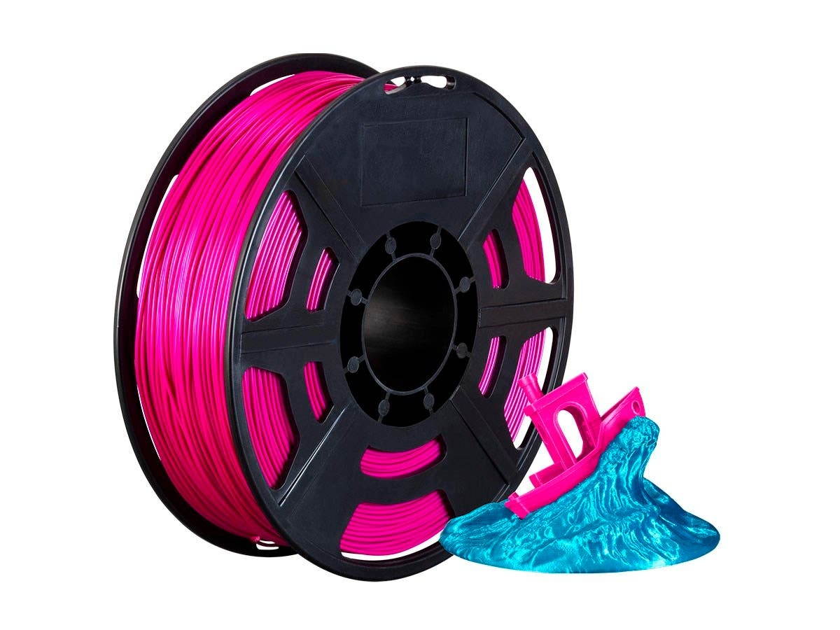 Monoprice Hi-Gloss 3D Printer Filament PLA 1.75mm - 1kg/spool - Violet, Works With All PLA Compatible 3D Printers