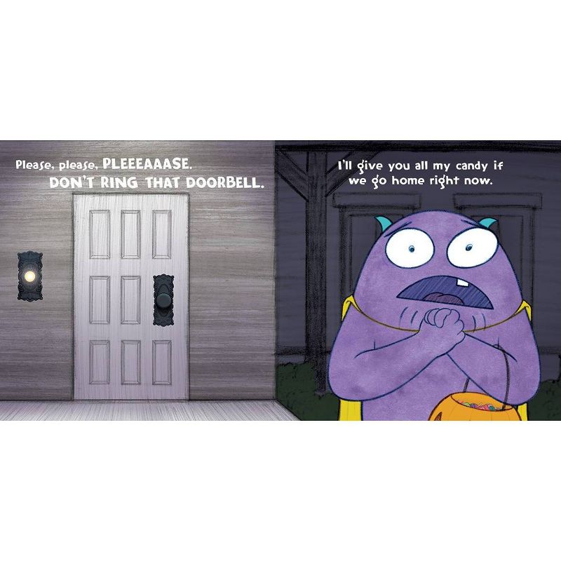 Don't Push the Button! Halloween -  by Bill Cotter (Hardcover)