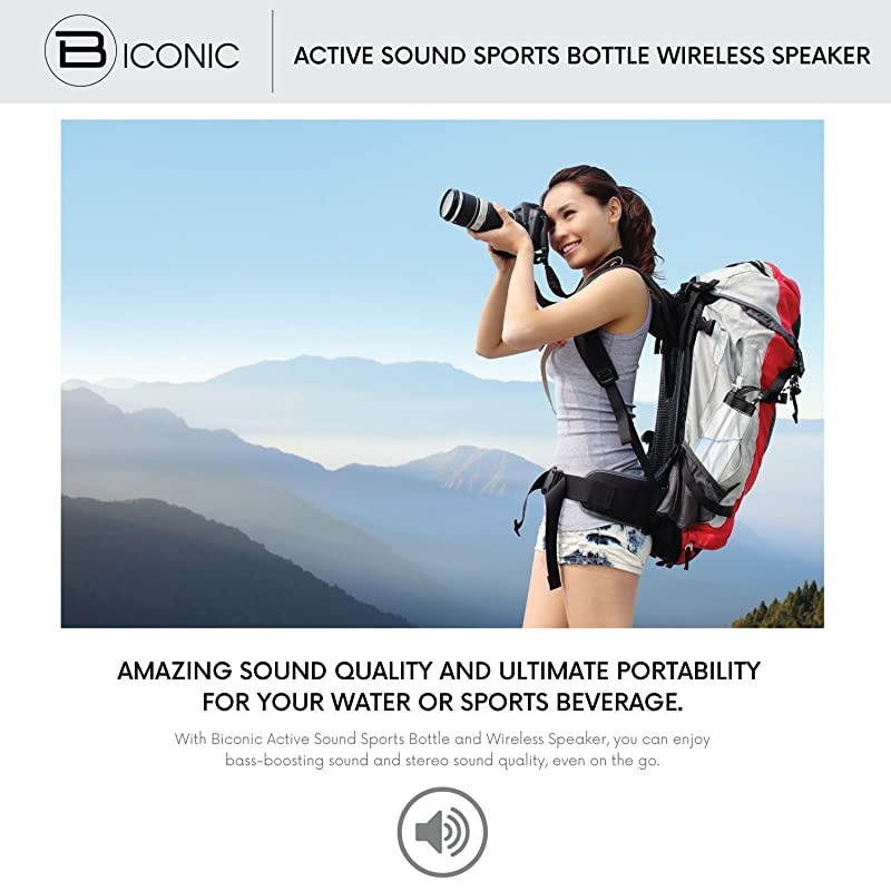 Active Sound Wireless Detachable Water Bottle Speaker