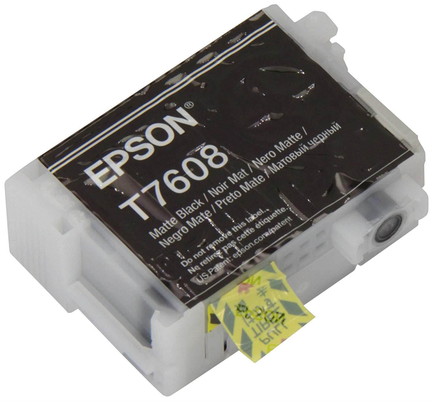 Epson T7608 Ink Cartridge - Matte Black