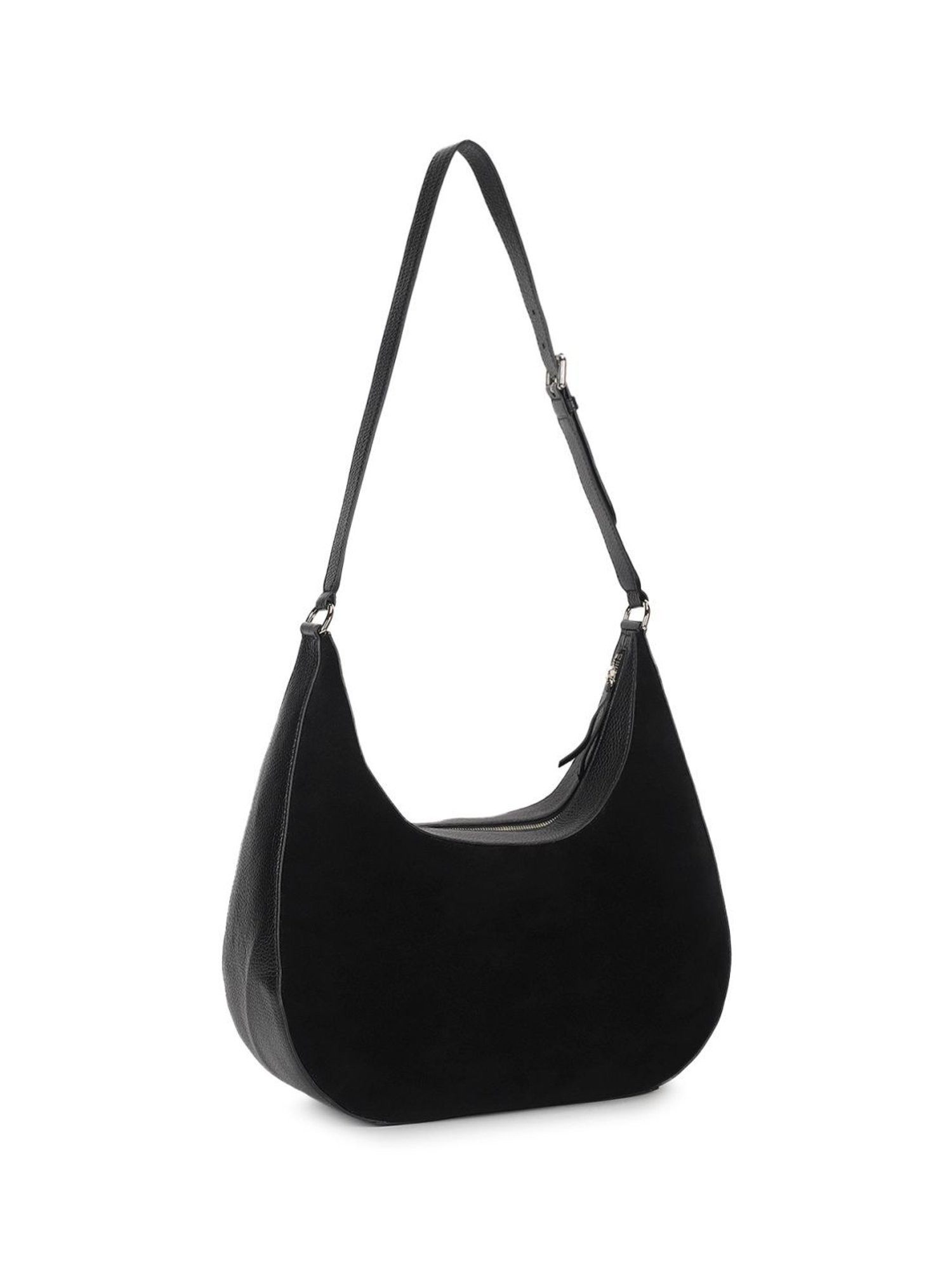 Pollini Black Large Hobo Bag