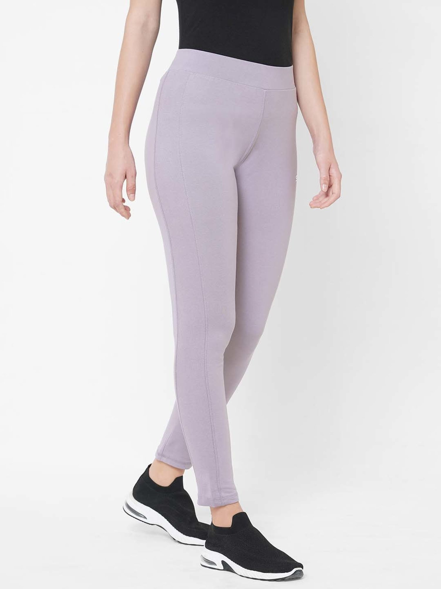 Sweet Dreams Grey Mid Rise Sports Tights