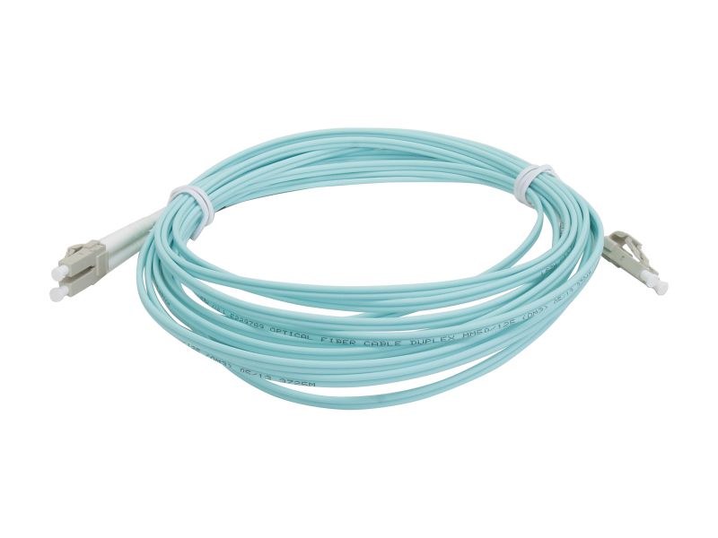 Fiber Optic Cable LC-LC 9/125 Duplex Single-Mode Fiber Cable Yellow 5 meters