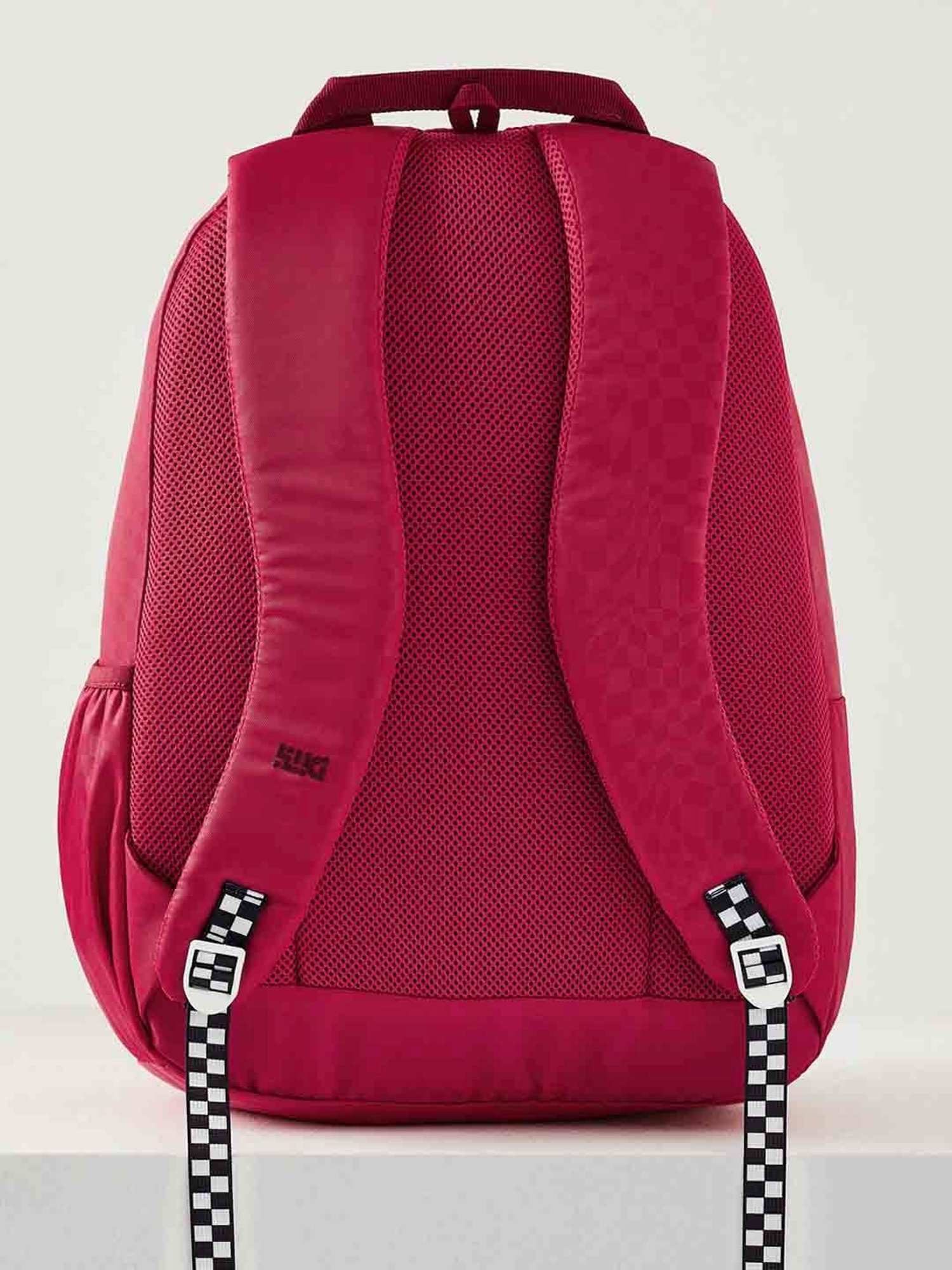 Wiki Back to School 1 Red Polyester Printed Backpack - 30 Ltrs