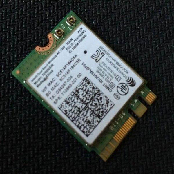 Intel 7260NGW 802.11AC NGFF Wireless Wifi with Bluetooth BT 4.0 Half Mini Card