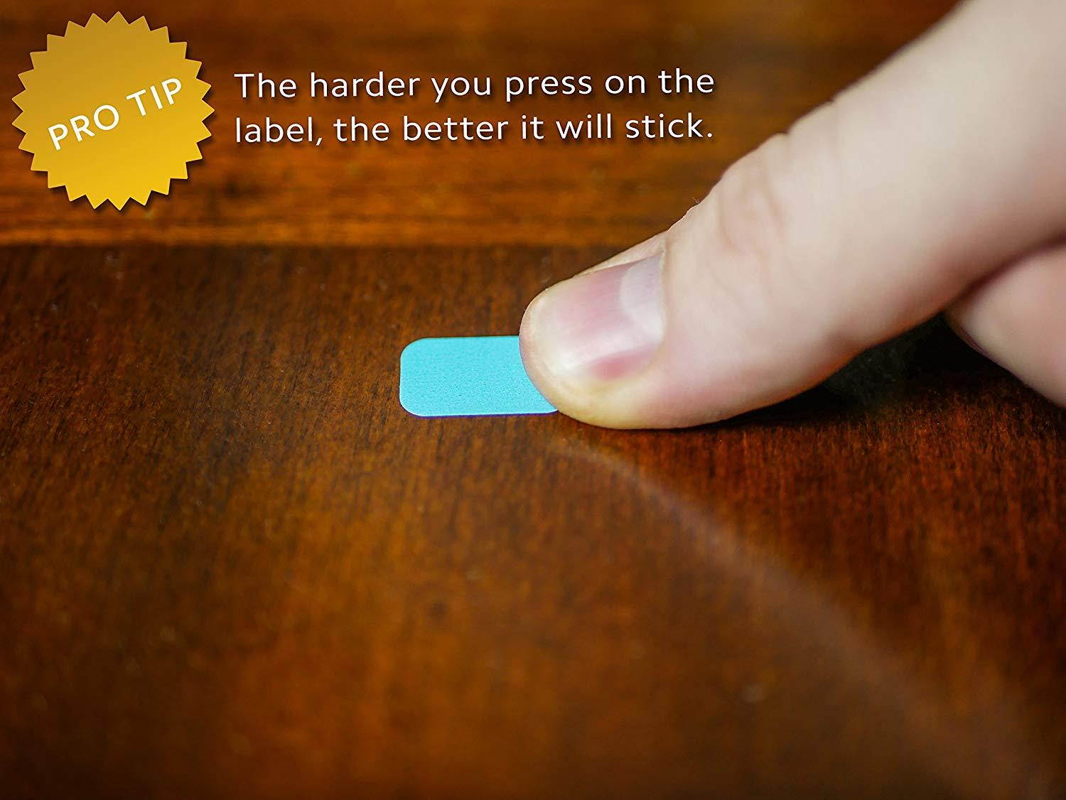 ChromaLabel 1/2 x 3/4 inch Color-Code Labels | 500/Dispenser Box (Dark Blue)