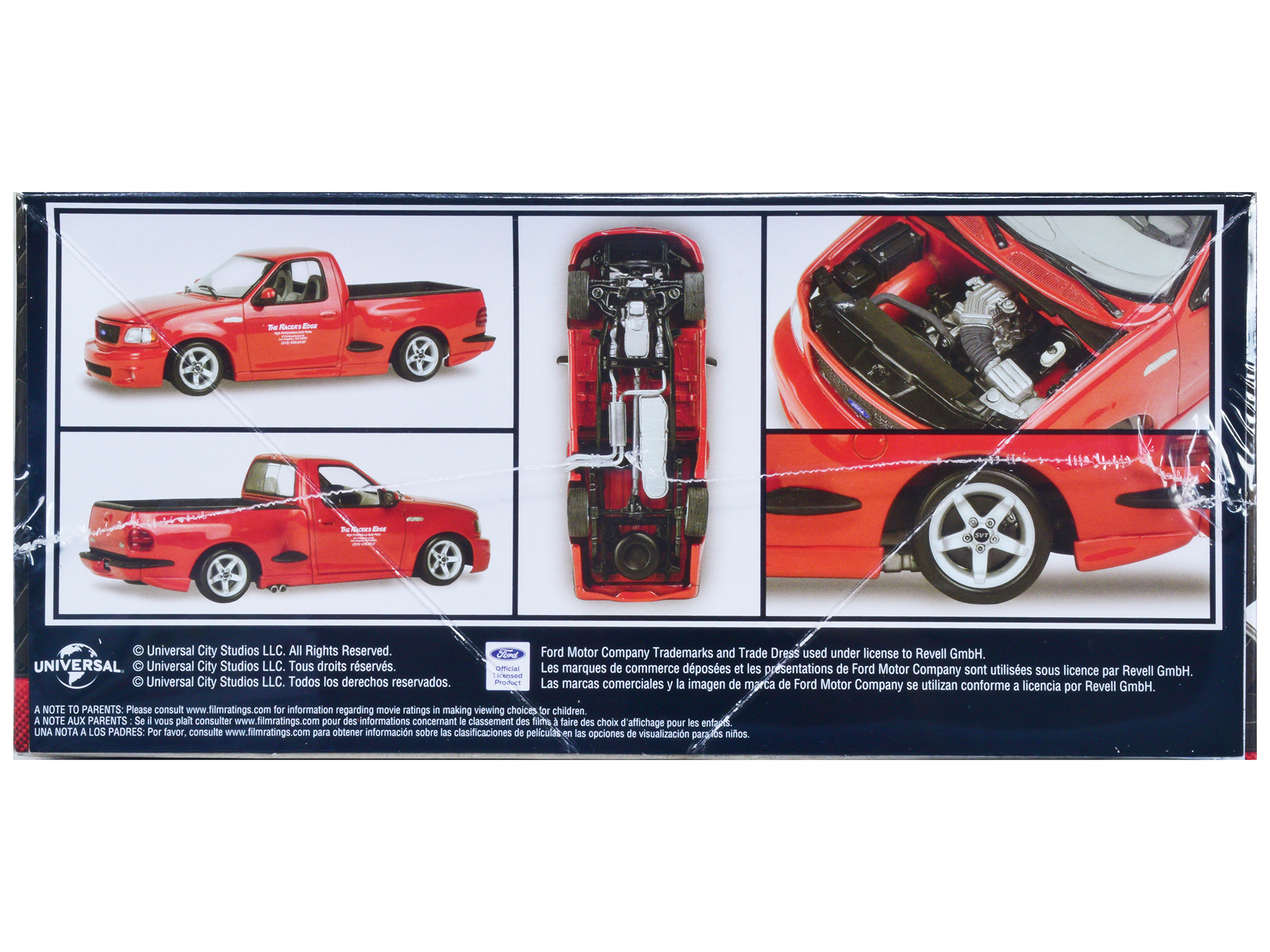 Level 4 Model Kit Brian&rsquo;s Ford F-150 SVT Lightning Pickup Truck "Fast and Furious" 1/25 Scale Model by Revell