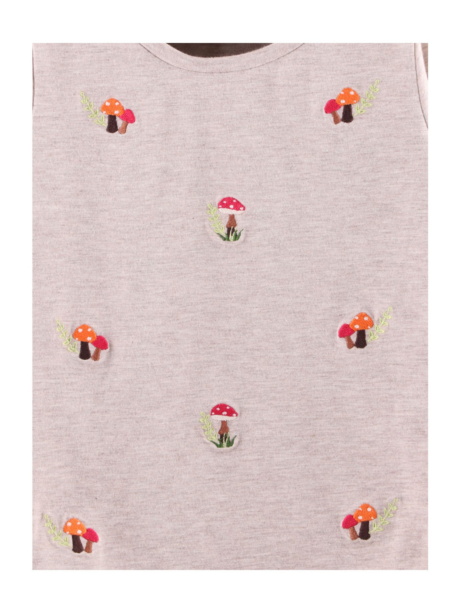 Beebay Kids Beige Embroidered T-Shirt