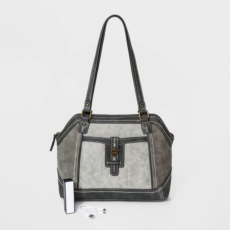 Favore Tan Solid Medium Satchels