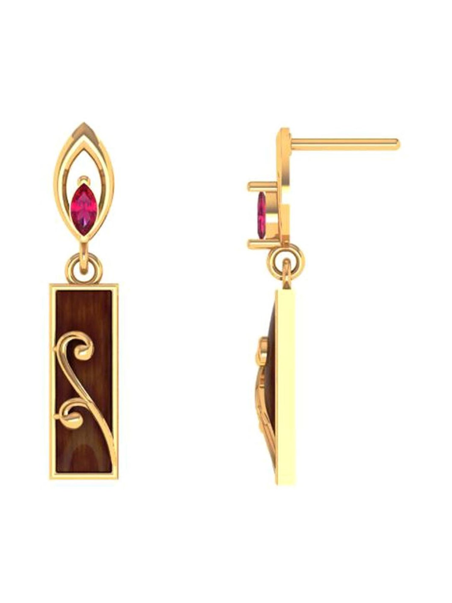 P.C. Chandra Jewellers 22k Gold Earrings for Women