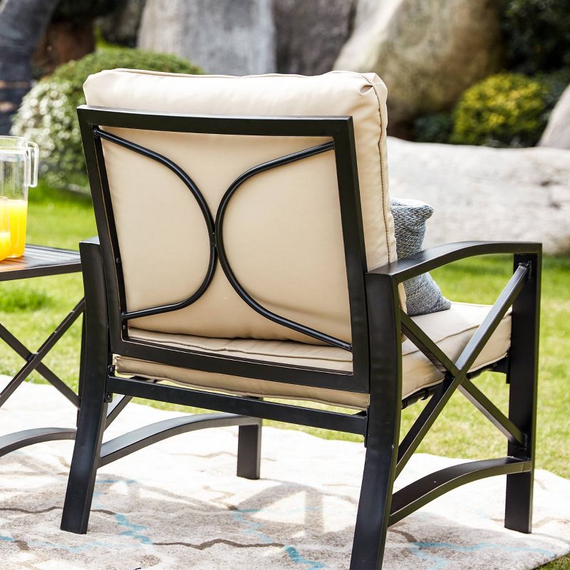 6pc Steel Frame Patio Conversation Set - Patio Festival