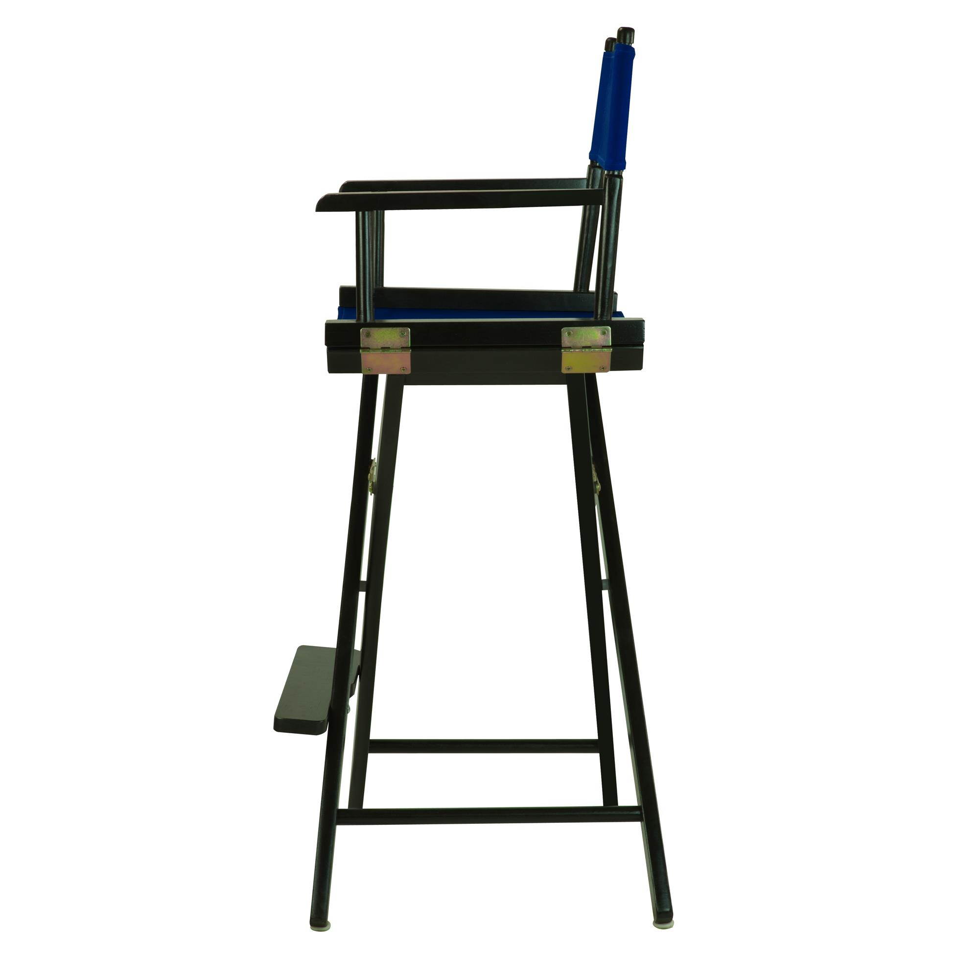 Casual Home 230-02-021-13 30 in. Directors Chair Black Frame with Royal Blue Canvas