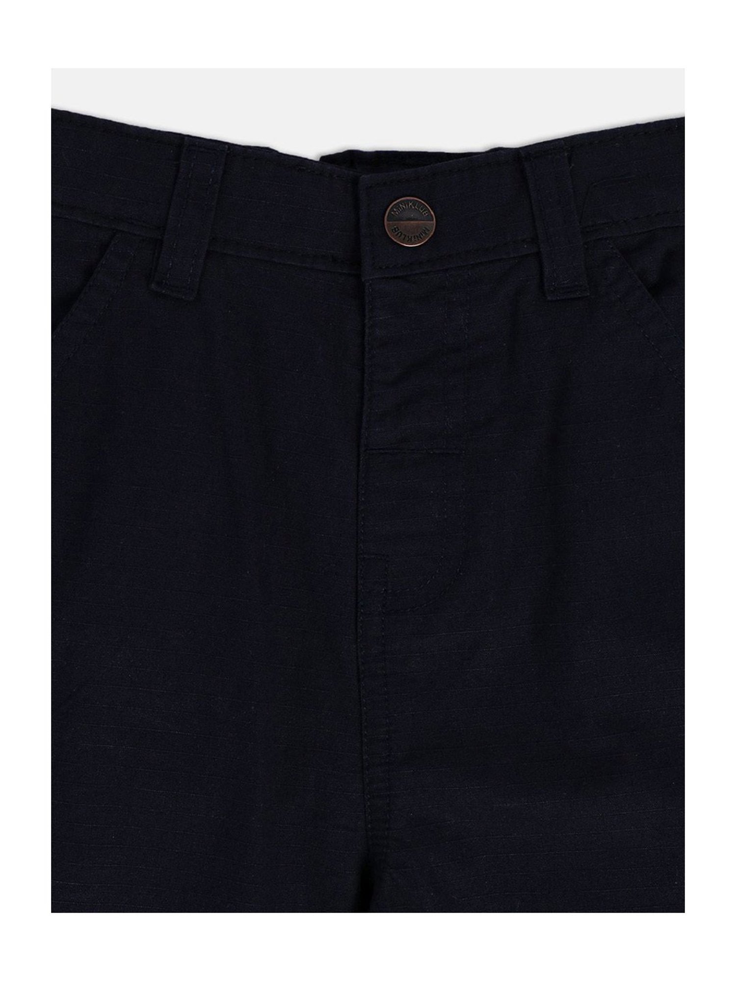 MINIKLUB Boys Navy Solid Pants