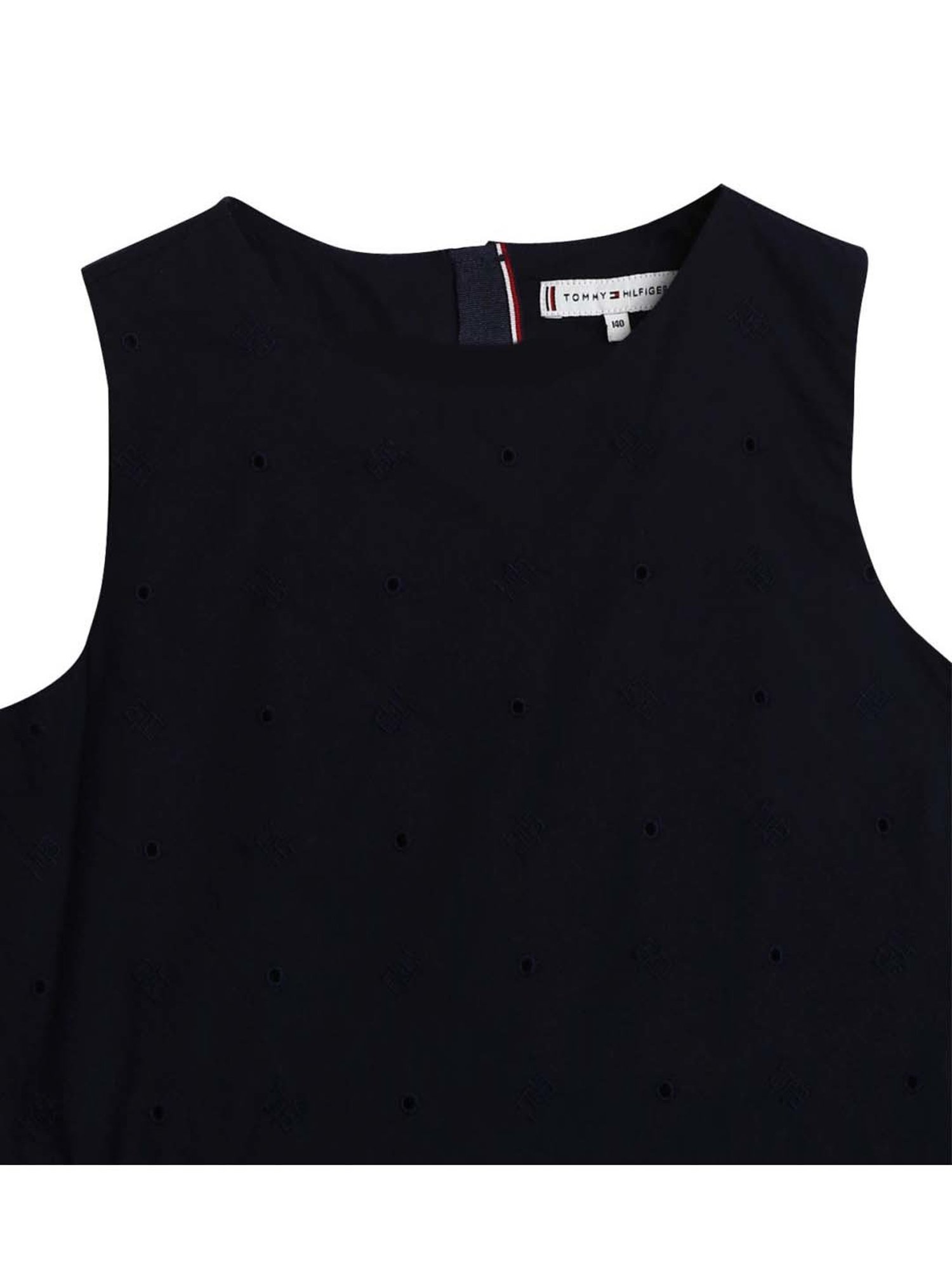 Tommy Hilfiger Kids Desert Sky Cotton Regular Fit Dress