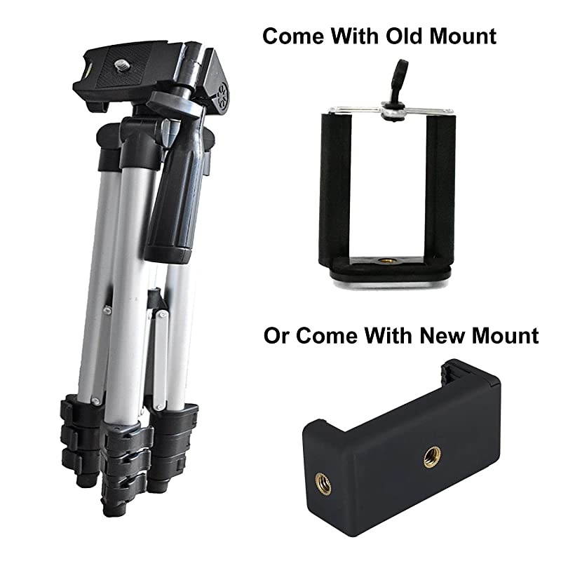 Portable Aluminum Camera Tripod, for iPhone Retractable Aluminum Tripods,Smartphones Tripod, Adjustable Rotatable Phones Tripod for iPhone 11 12 Pro XR XS Max 8 Plus Oneplus 8 9 10