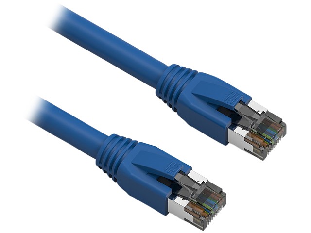 Cat 7 Ethernet Cable 100 ft LAN Cable Internet Network Cord for PS4, Xbox, Router, Modem, Gaming, White Flat Shielded 10 Gigabit RJ45 High Speed Computer Patch Wire.