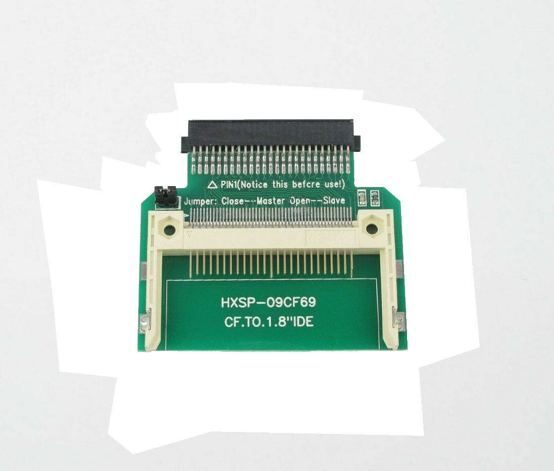 New Compact Flash CF SSD To Hard Drive IDE Toshiba IPod 1.8 inch Adapter P1A7