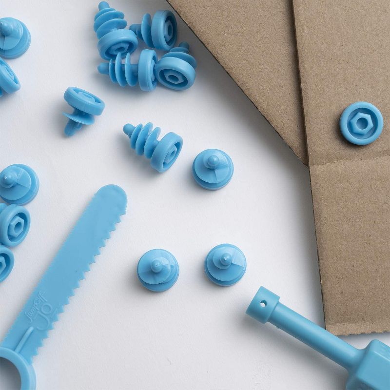 JumpOff Jo Cardboard Construction Kit 36 Cardboard Screws, 1 Screwdriver, 1 Cardboard Saw - for STEM, Engineering, Arts, and More, Ages 6+