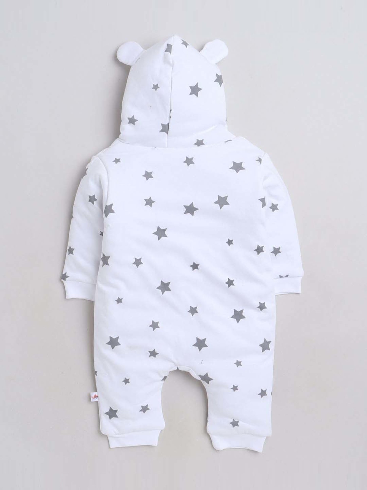 Ed-a-Mamma Baby Pink & White Printed Bodysuit (Pack Of 2)