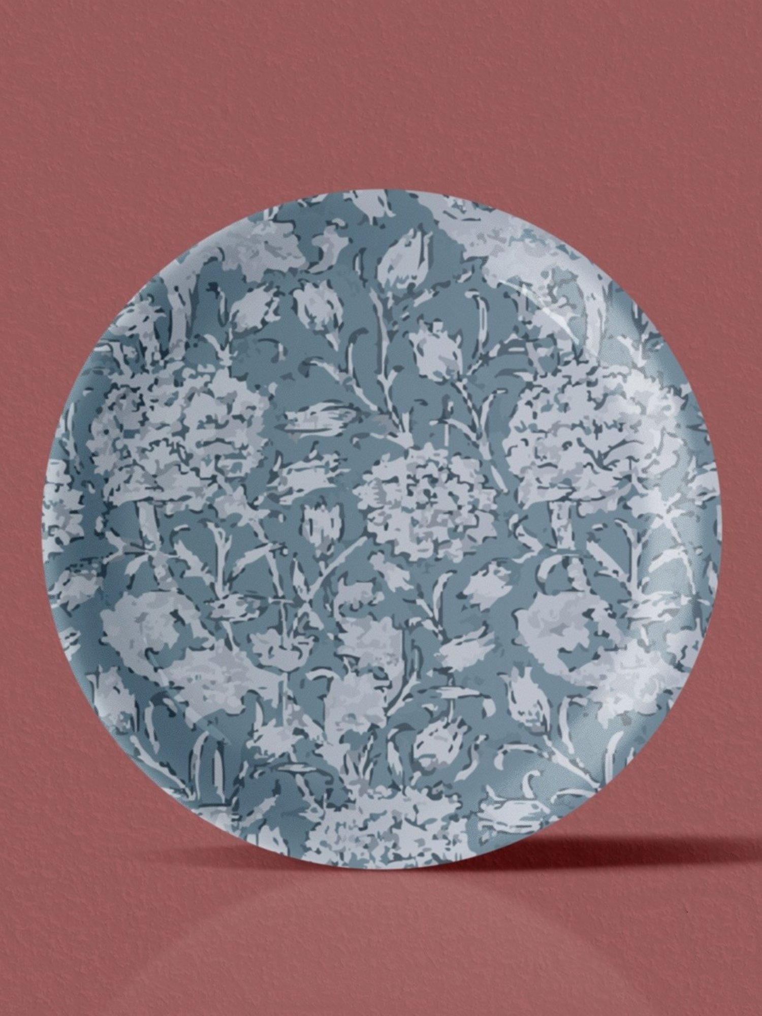 Nestroots Indigo Heritage Multicolor Porcelain Wall Plate