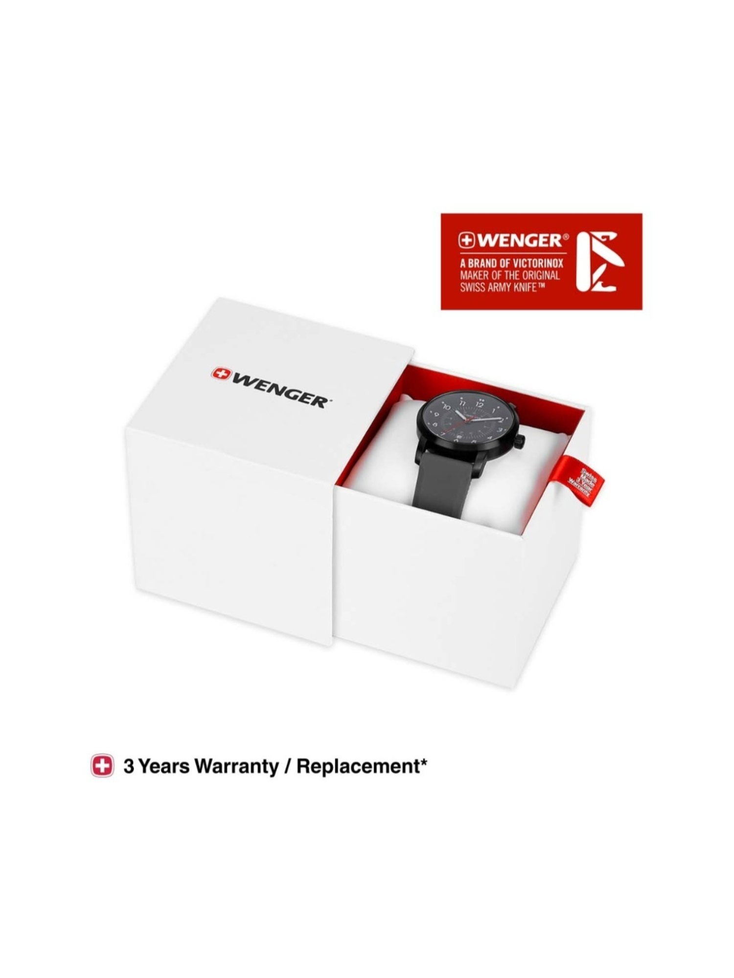 Wenger Swiss Made 01.1641.120 Avenue Analog Watch for Men