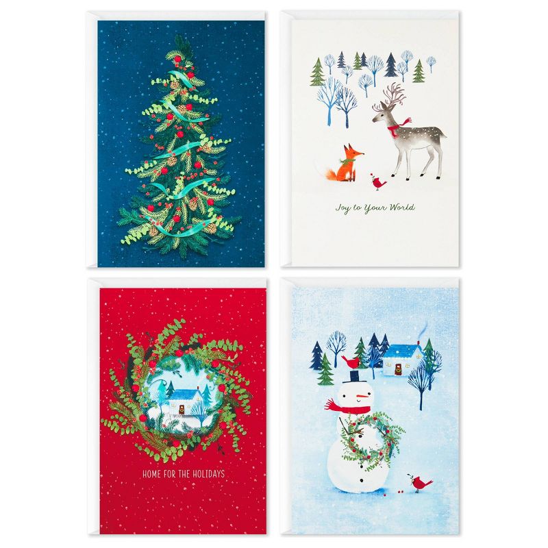 40ct Hallmark Trade 4 Card Assortment Cute & Warm