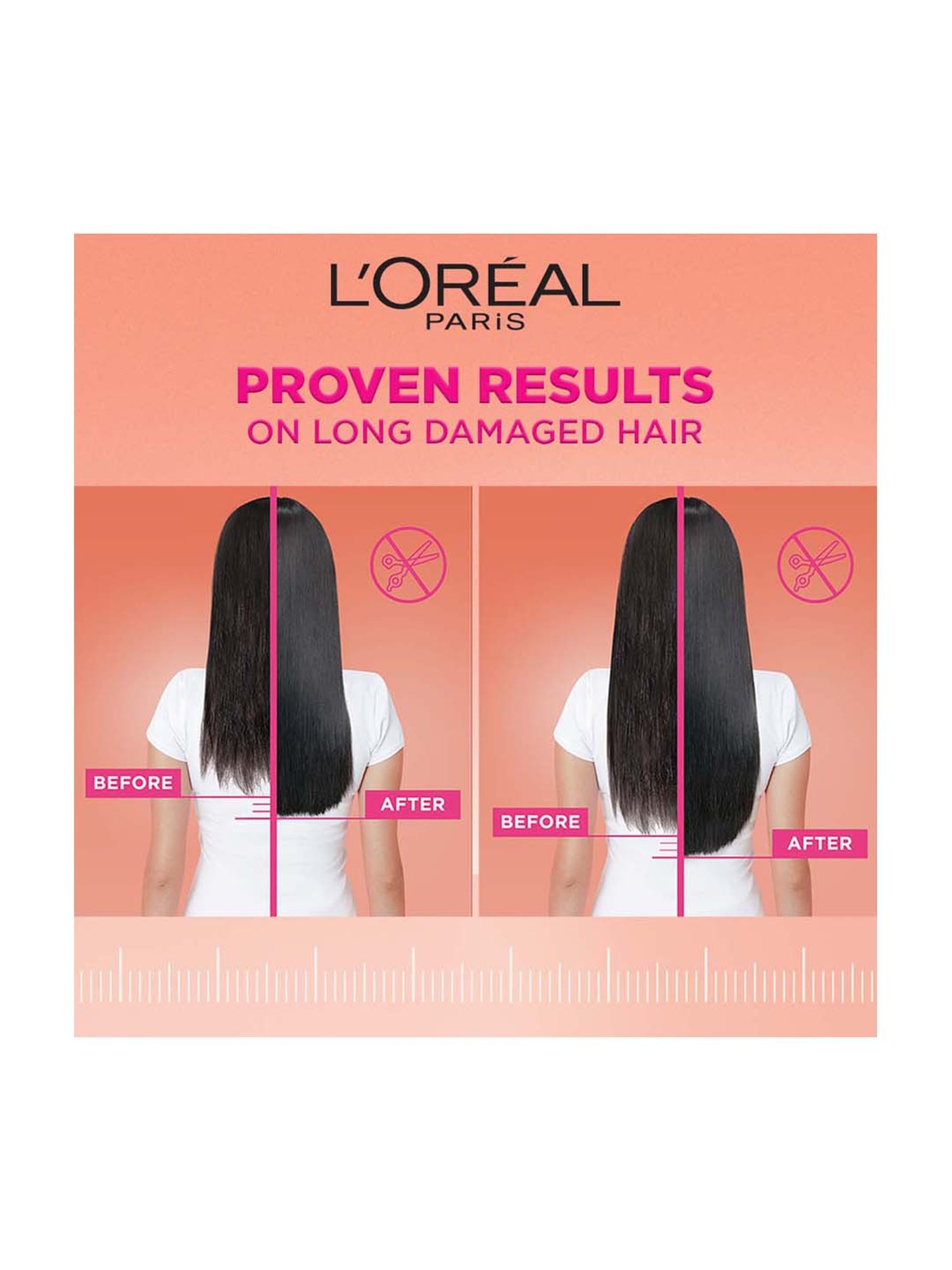 L'Oreal Paris Dream Lengths Shampoo - 1000 ml