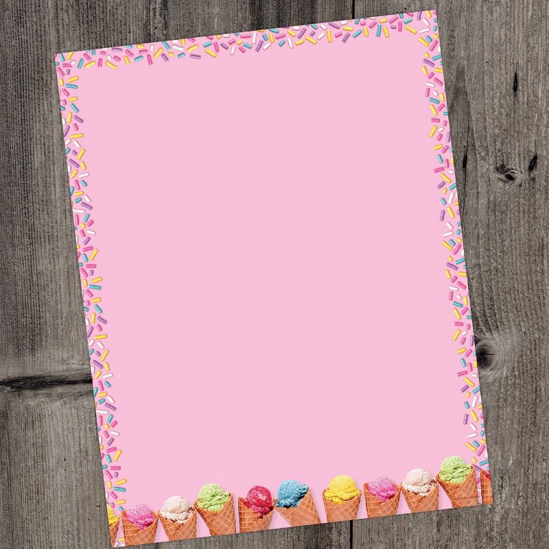 80ct Scoops Letterhead Pink