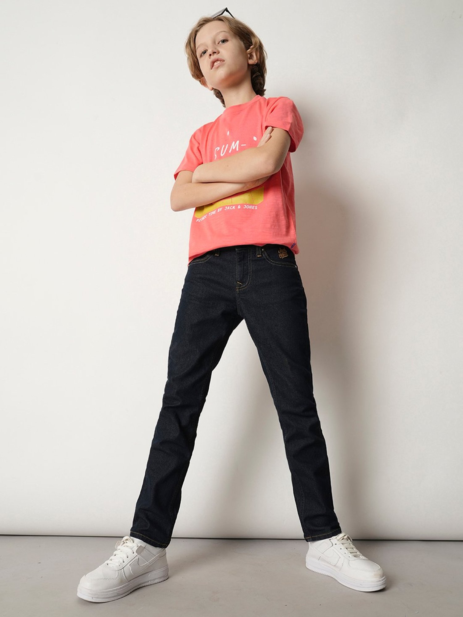 Jack & Jones Junior Coral Printed T-Shirt