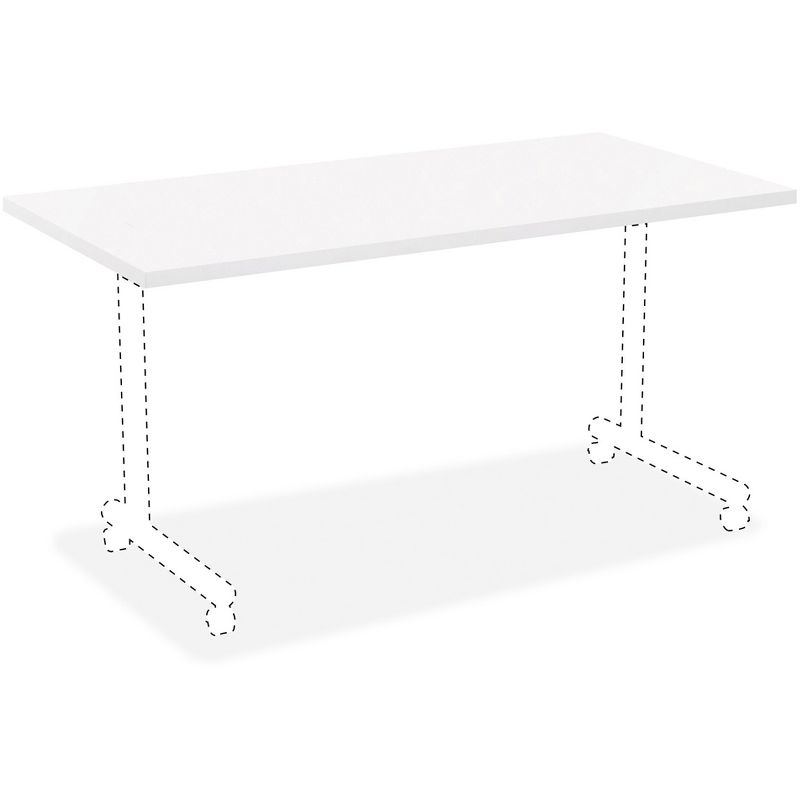 Lorell Rectangular Tabletop 24"x60" White 99861