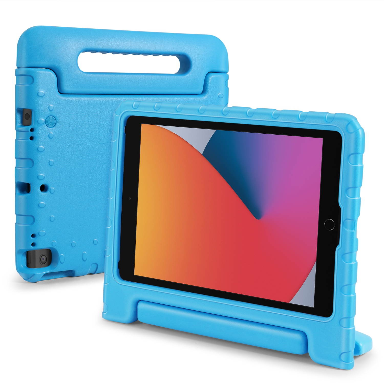 iPad Case 8th Gen 2020 / iPad 7th Generation 10.2" 2019, ShockProof Convertible Handle EVA Kids Friendly Protective Stand Cover Fit for iPad Air 3 10.5" 2019 / iPad Pro 10.5 inch 2019 - Blue