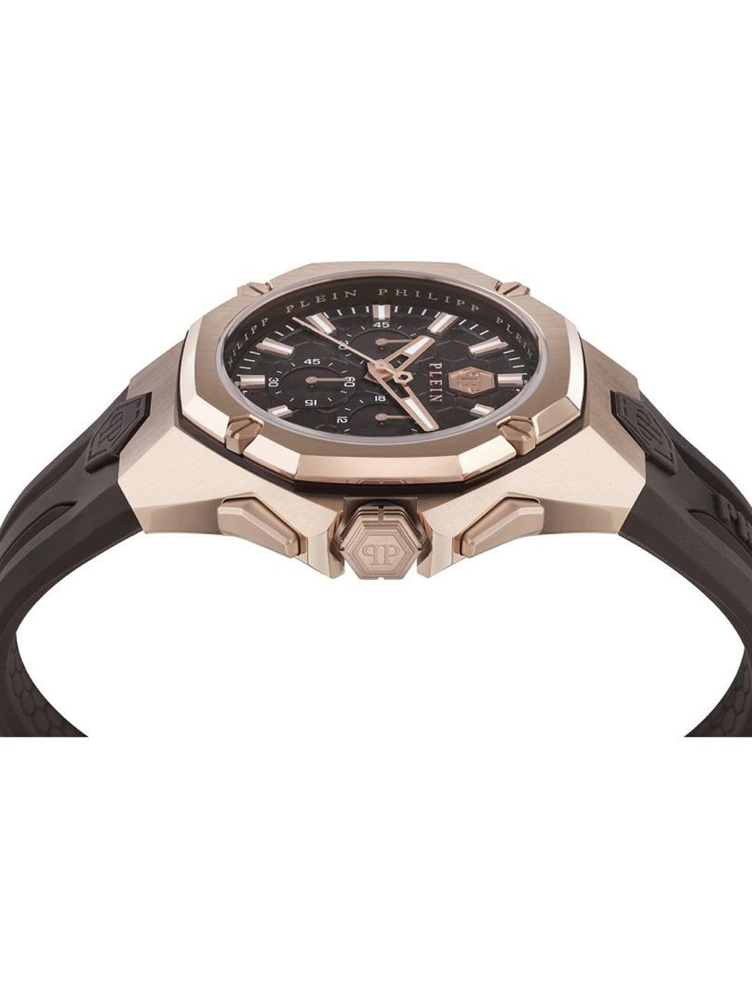PHILIPP PLEIN Octagon Men Brown Round Dial Analog Watch - PWTBA0223