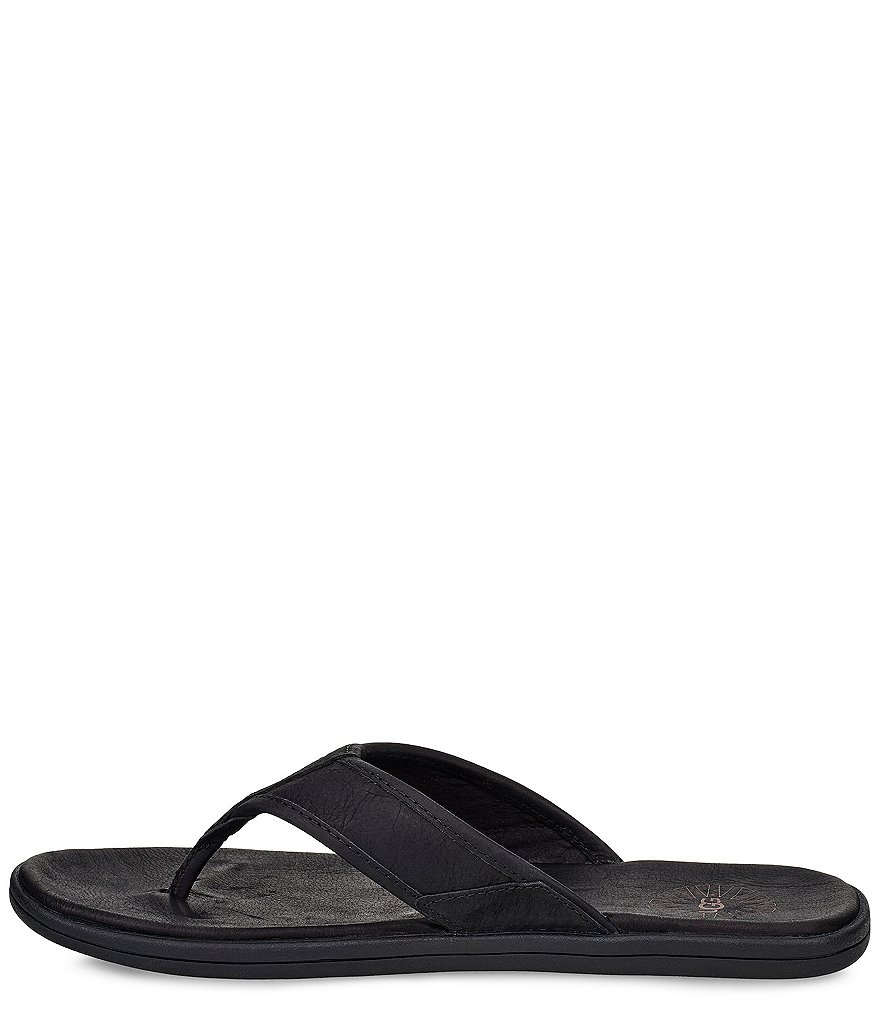UGG&reg; Men's Seaside Leather Flip Flops