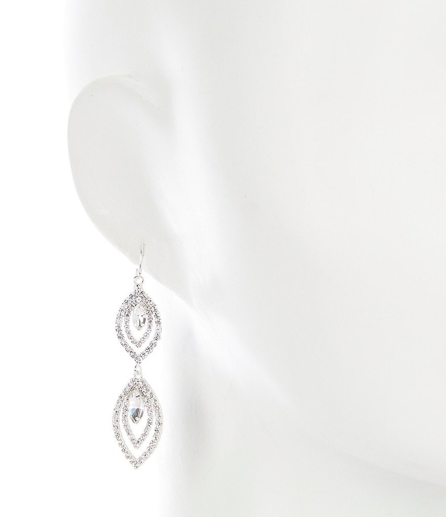 Cezanne Crystal Eyes Chandelier Earrings