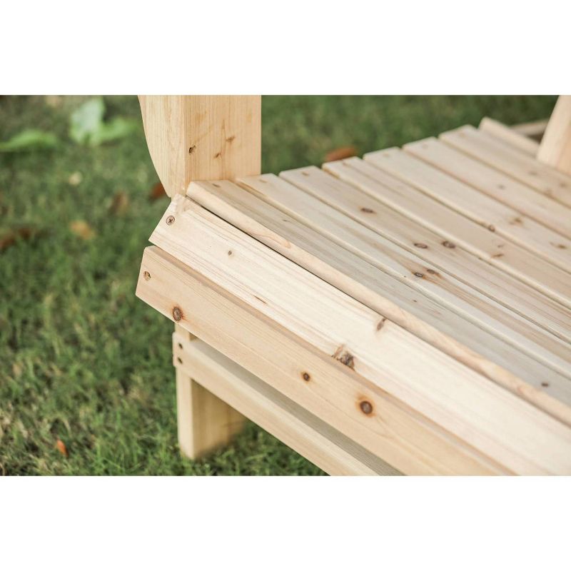 Wood Adirondack Love Seat - Patio Festival