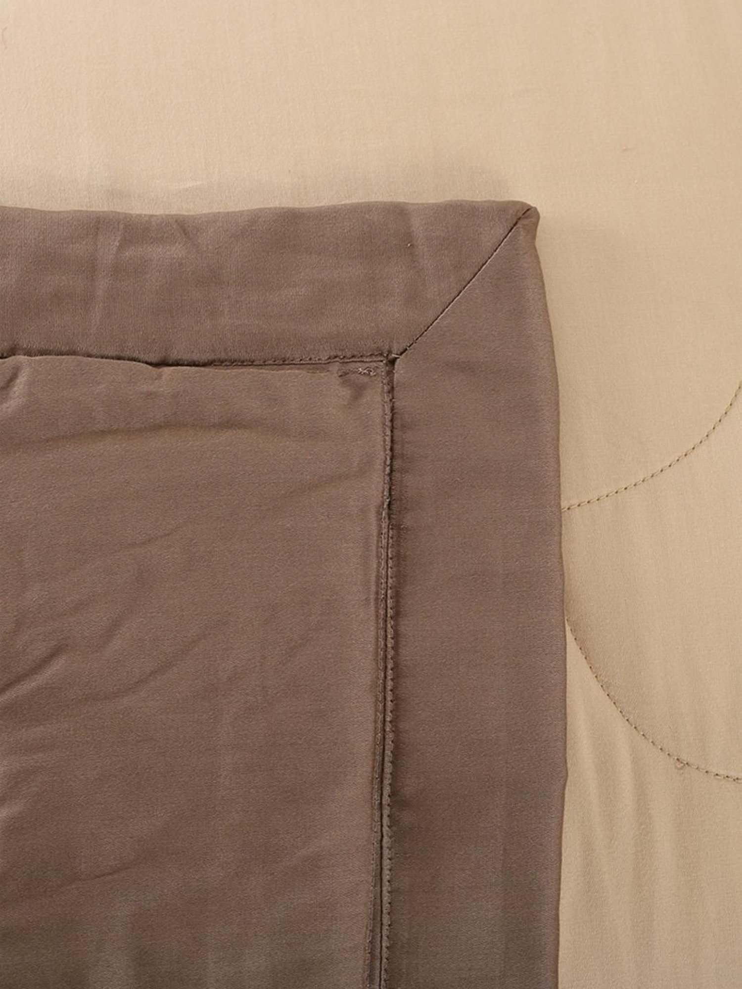 Maspar Vincent Green & Blue Cotton 120 TC Reversible Quilt - Set of 1