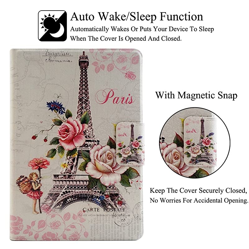 Kindle Paperwhite Case The Thinnest and Lightest PU Leather Case with Auto WakeSleep Feature Smart Cover for  Kindle Paperwhite Fits All 2012 2013 2015 Versions Paris