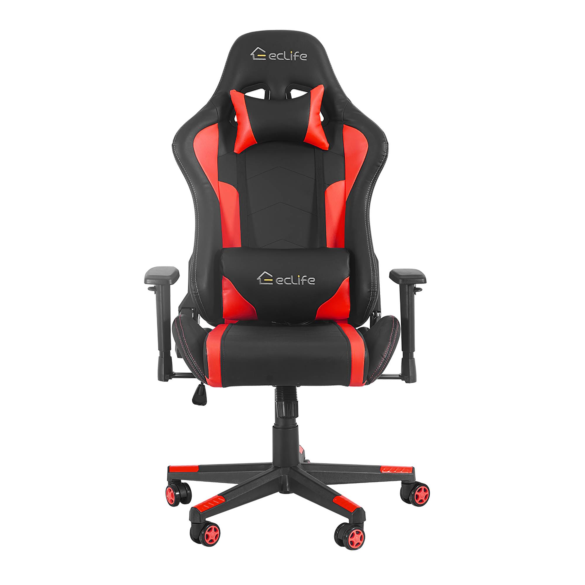 Gaming Chair Office Chair Swivel Rolling High Back PU Leather Adjustable Massage Racing Computer Chair with Lumbar Support Headrest Armrest Task Chair