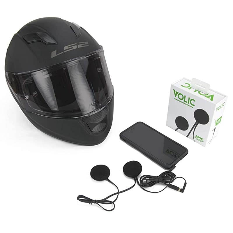 Epic DropIn Wired Helmet Speakers for Motorcycles Snowboarding Mountain Biking Skiing Bikes Sports and More
