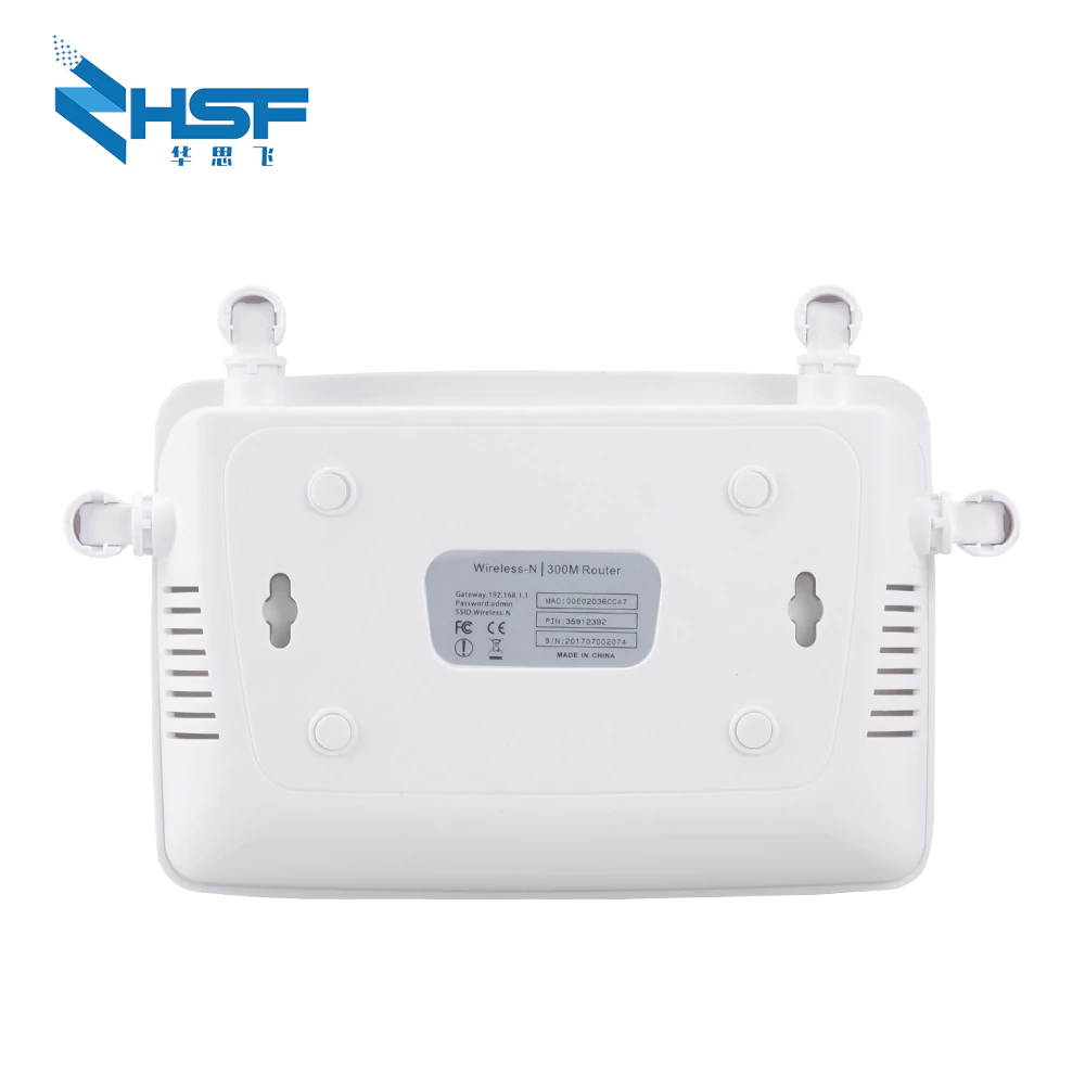 300Mbps wireless WiFi router Wi-Fi repeater Booster 5Ports RJ45 802.11N easy to set up home 4Pcs external antenna up to 32 users